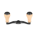 Gomexus Aluminum Handle with Cork Knops 100mm 7x4 for Shimano