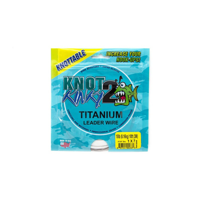 Knot 2  Kinky 1x7 Titanium Leader 3m