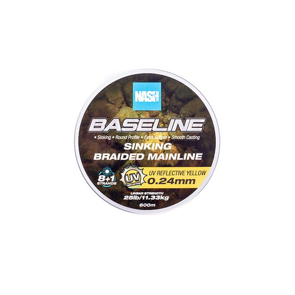 Nash Baseline Sinking Braid UV Yellow