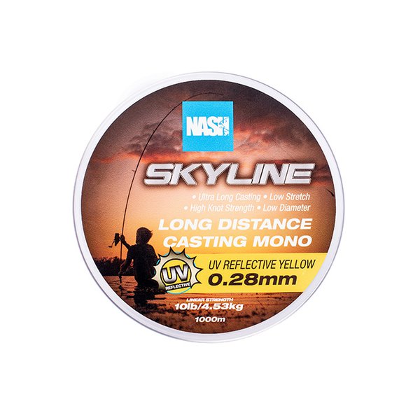 Nash Tackle Skyline Mono UV Yellow