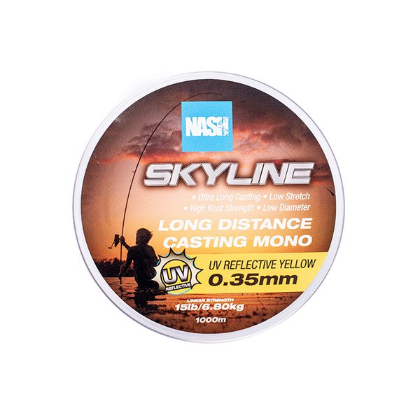 Nash Tackle Skyline Mono UV Yellow