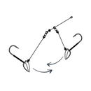 Toppies Tungsten Double Dart Rig