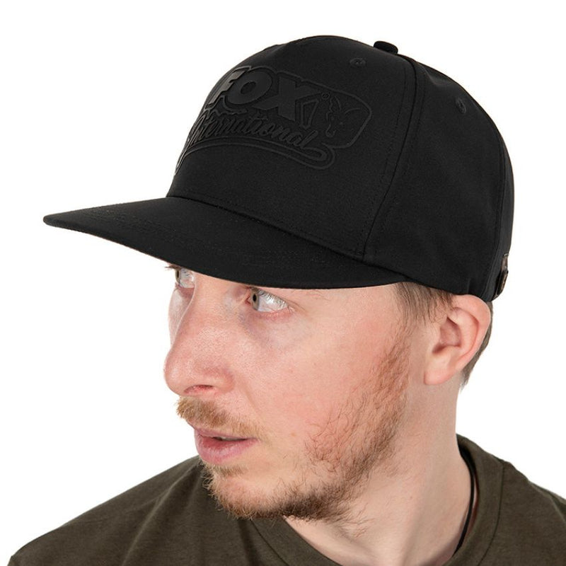 Fox Flat-Peak Snapback Hat Black/Camo