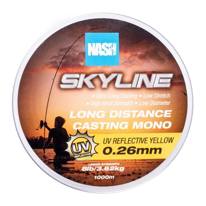 Nash Tackle Skyline Mono UV Yellow