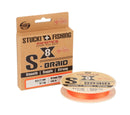 Stucki Fishing S Braid X8 Orange Fluo 150m