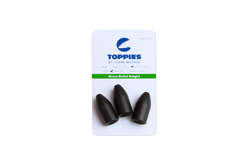 Toppies Brass Bullet Weight Black Matt (4484271669333)