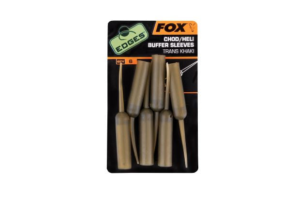 Fox Edges Chod/Heli Buffer Sleeves Trans Khaki (4731208466517)