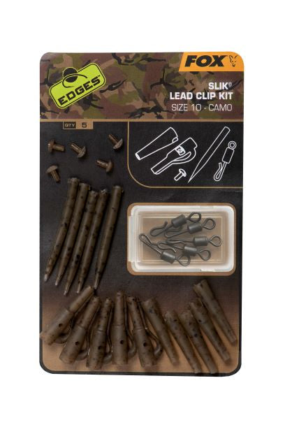 Fox Slik Lead Clip Kit Camo Siz 10 (4731025817685)