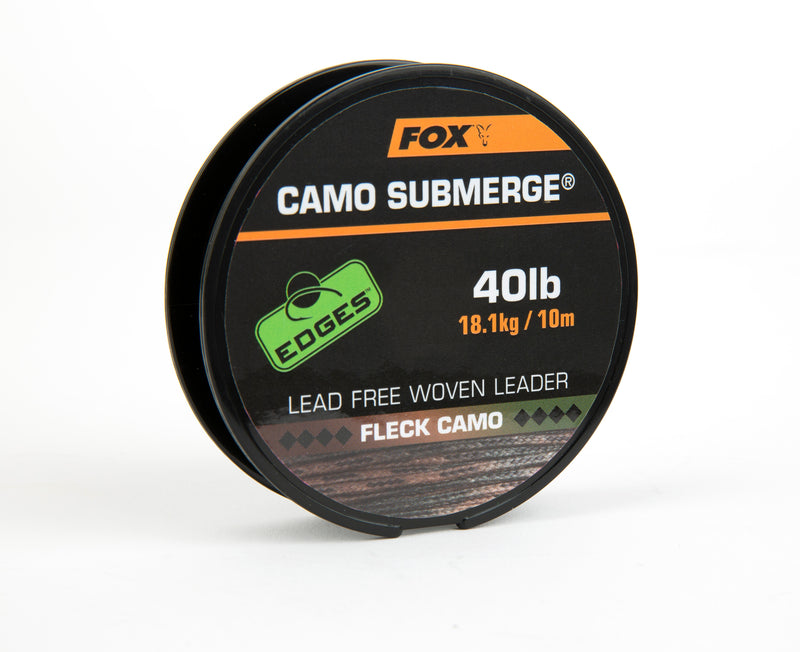 Fox Edges Camo Submerge Lead Free Woven Leader Fleck Camo 10m (4340241006677)