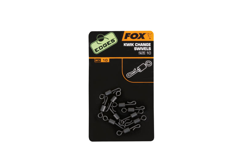 Fox Edges Kwik Change Swivels Size 10 (4340108591189)