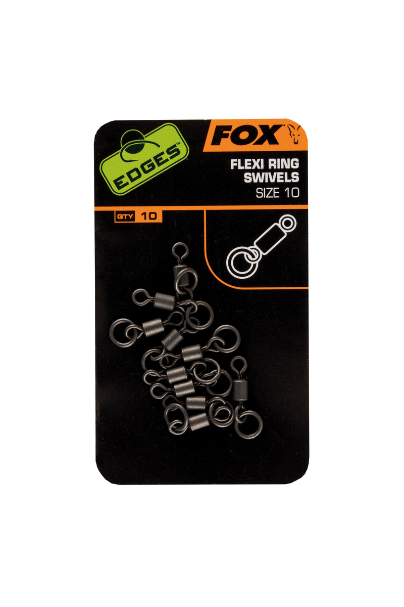 Fox Edges Flexi Ring Swivels Size 10 (4340115931221)