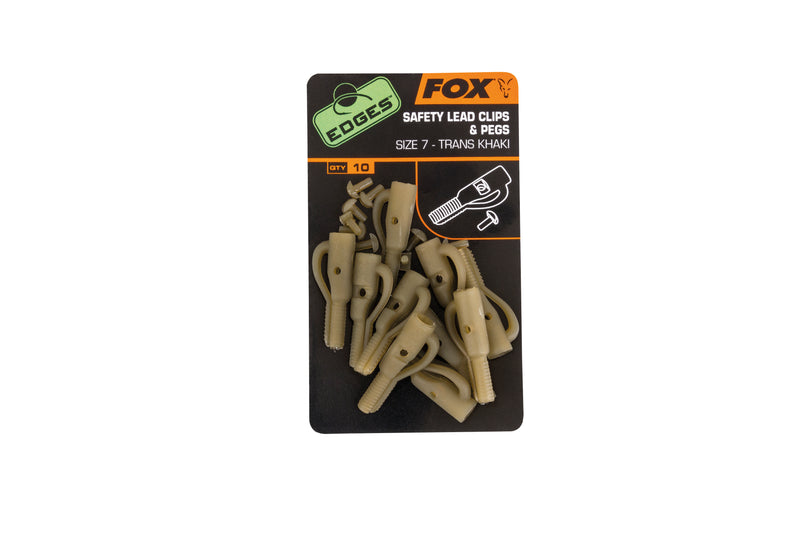 Fox Edges Safety Lead Clips & Pegs (4340135624789)