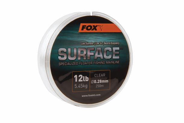 Fox Surface Floater Fishing Mainline Clear 250m (4340042268757)