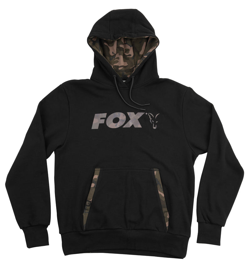 Fox Camo Print Logo Hoody Black (4803328606293)