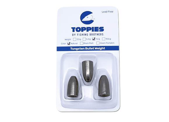 Toppies Tungsten Bullet Weight Natural (4177528881237)