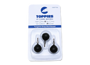 Toppies Tungsten Drop Shot Round Black Matt (4177558110293)