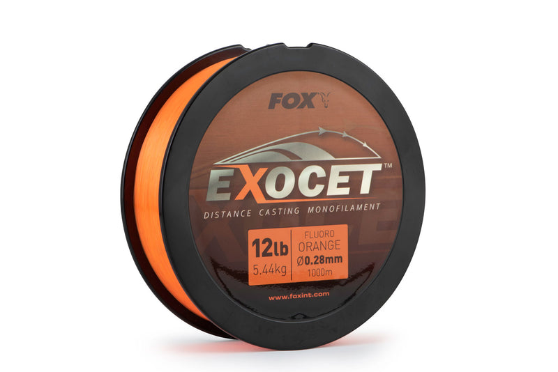 Fox Exocet Distance Casting Mono Fluoro Orange